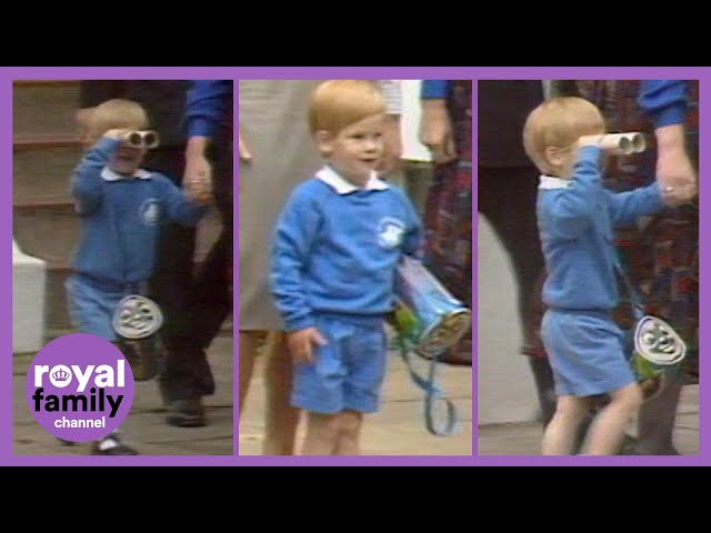 I Spy Prince Harry on His FIRST Day at School!