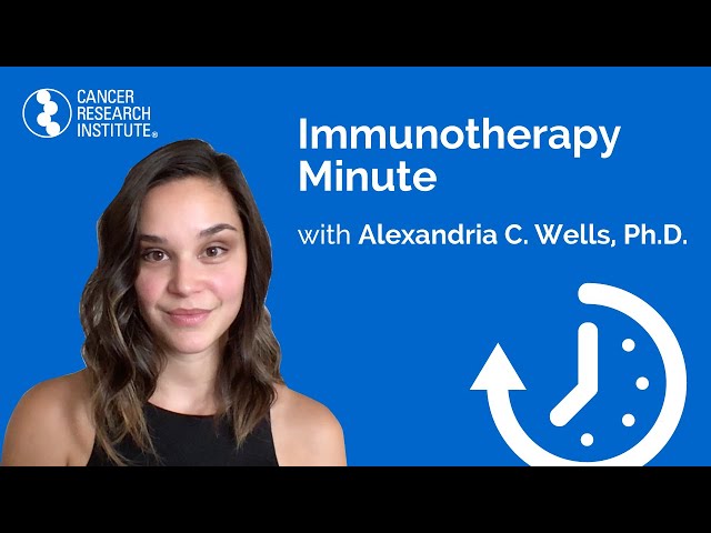 Immunotherapy Minute: Microbiome and Immunity with CRI Fellow Dr. Alexandria C. Wells