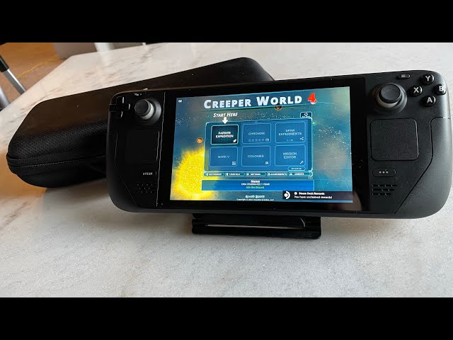 Creeper World 4 on Steam Deck | Custom Layout