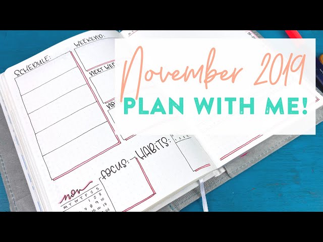 Plan With Me: November, 2019!