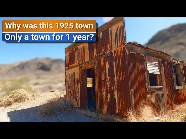 This Abandoned Ghost town was only a town for 1 year!