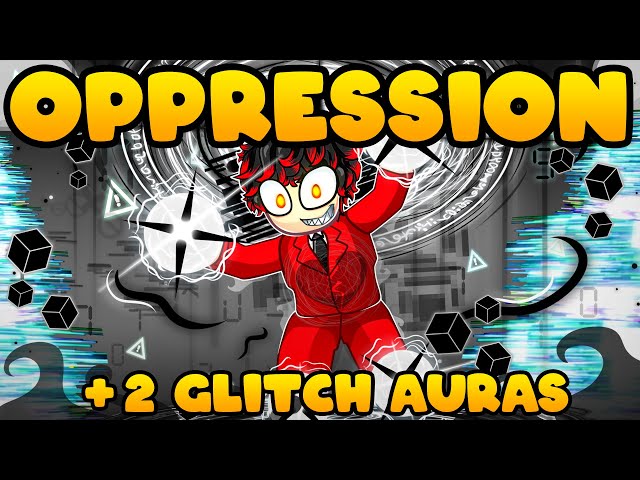 I Got OPPRESSION WITHOUT MAX LUCK and GLITCH AURA TWICE on Roblox Sol's RNG!