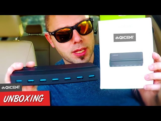 *** Most Useful Product Ever **  QICENT 7 Port USB 3.0 HUB (QIC H7P) Unboxing & Review