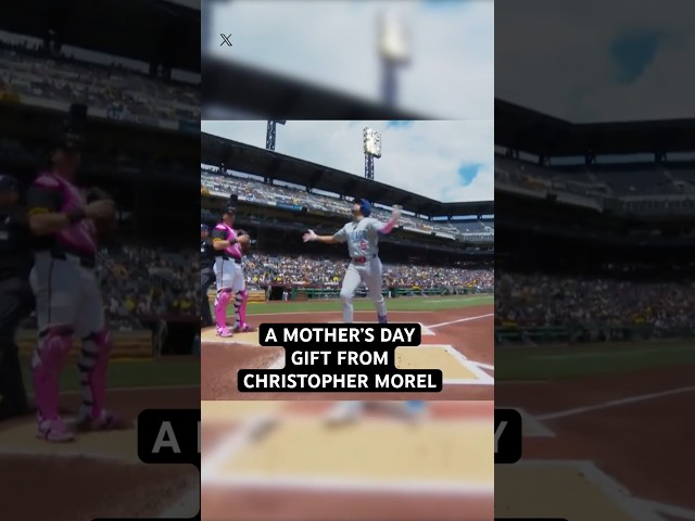 Chicago Cubs' Christopher Morel hit a home run vs. Pirates on Mother's Day #Shorts #MLB