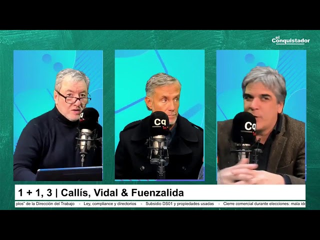 1 + 1 = 3 | Felipe Vidal, Axel Callis y Gonzalo Fuenzalida 28-05-2024