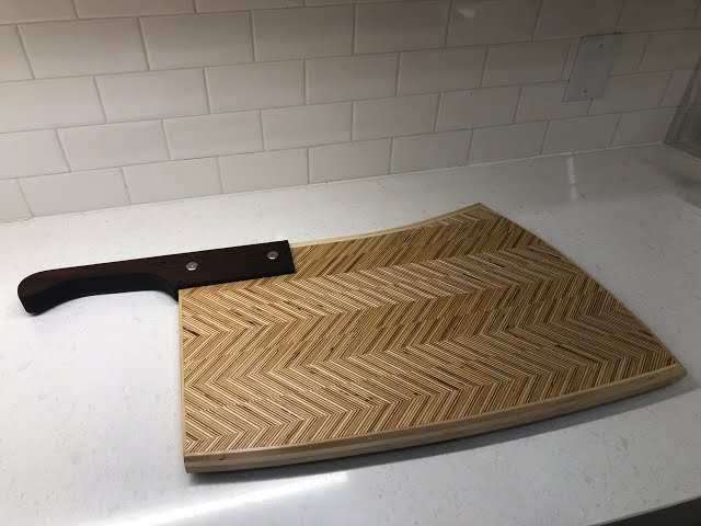 Patterned Plywood Charcuterie board and Cutting board