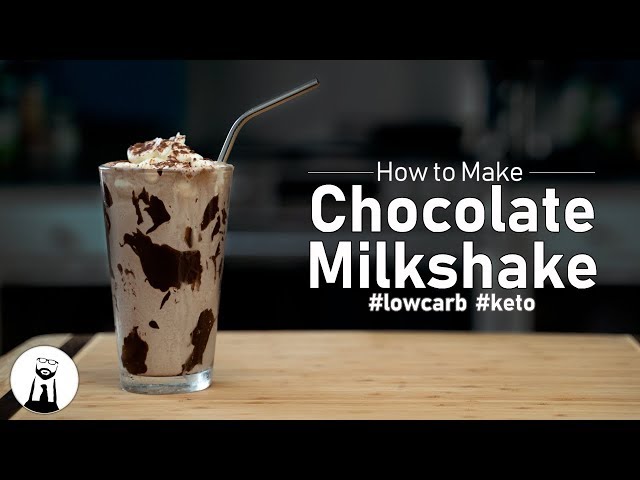 Chocolate Milkshake, Low-Carb & Keto | Black Tie Kitchen