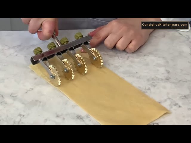 How to Use Consiglio's Brass Pasta & Pastry Tools