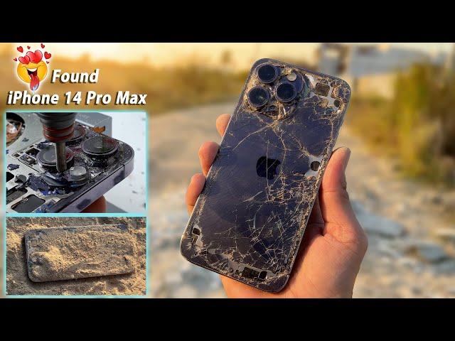 How i Restore Destroyed iPhone 14 Pro Max Found on The Road and Give Back To The Owner