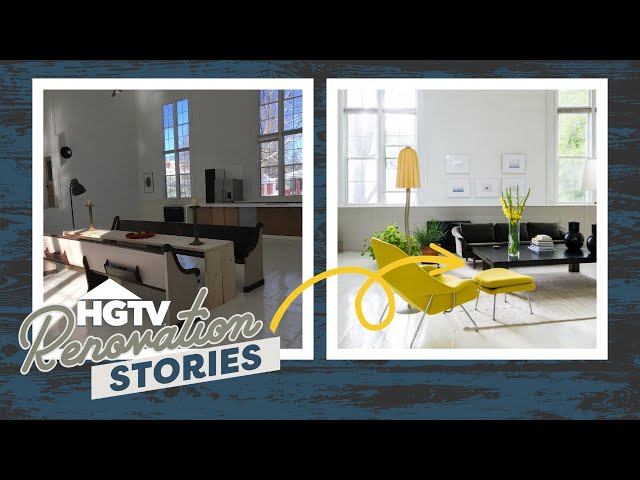 Tour a Home in a Renovated Church | HGTV Renovation Stories | Maine