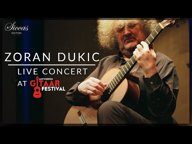 ZORAN DUKIC - Live Classical Guitar Concert | Siccas Guitars x Antwerpen Gitaar Festival