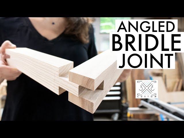 How to Make Angled Bridle Joints // Woodworking Joinery // Really Strong Woodworking Joint