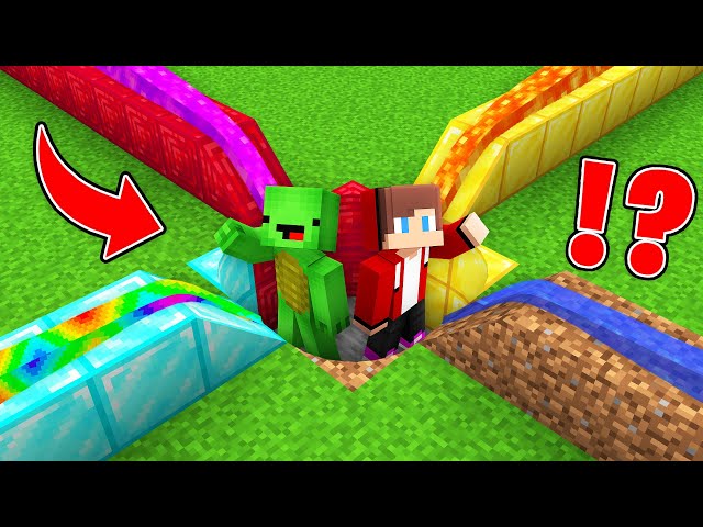 JJ And Mikey SURVIVE The Challenge of DANGEROUS LIQUIDS in Minecraft