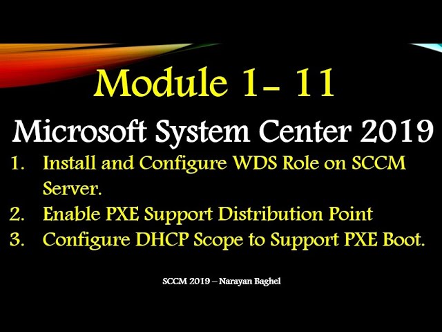 How to Enable PXE Boot and Install WDS , DHCP Role Step by Step Microsoft System Center 2019 - 11