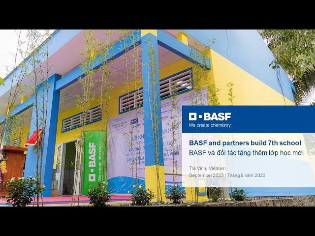BASF Việt Nam và đối tác khánh thành ngôi trường thứ 7 tại Trà Vinh, Việt Nam