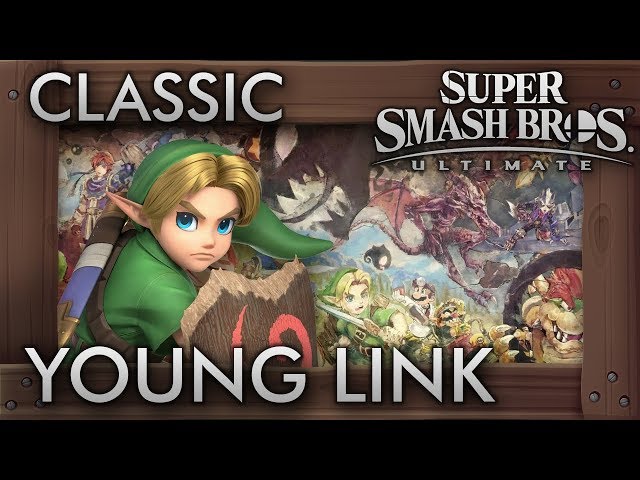 Super Smash Bros. Ultimate: Classic Mode - YOUNG LINK - 9.9 Intensity No Continues