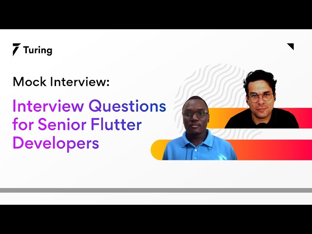 Flutter Mock Interview | Interview Questions for Flutter Developers