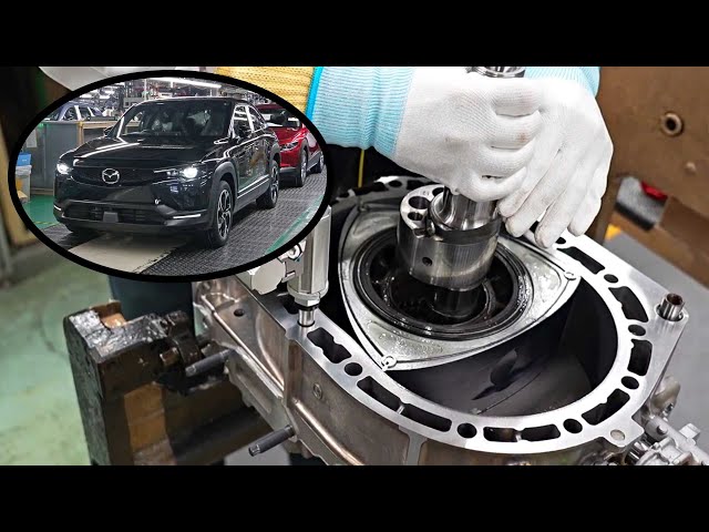 Mazda ROTARY Engine Production In Japan (MX-30 R-EV)