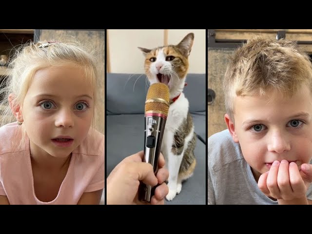 The Best Funny Animals with Thomas and Elis Kids Reaction