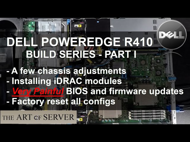 Dell PowerEdge R410 build PART 1 | iDRAC, BIOS, Firmware updates, and factory reset