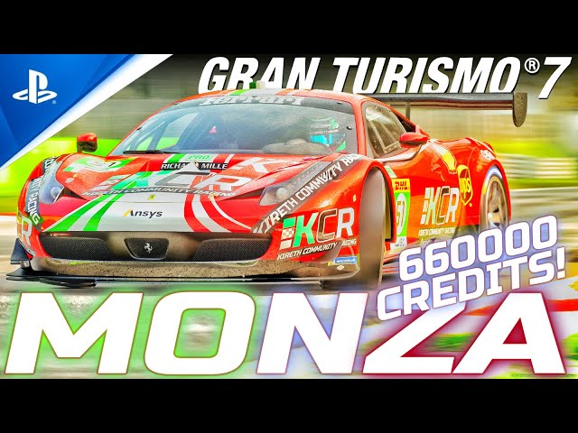 Gran Turismo 7 Easy Credits! (Monza Circuit Experience 660000 Credits In 10 Minutes)