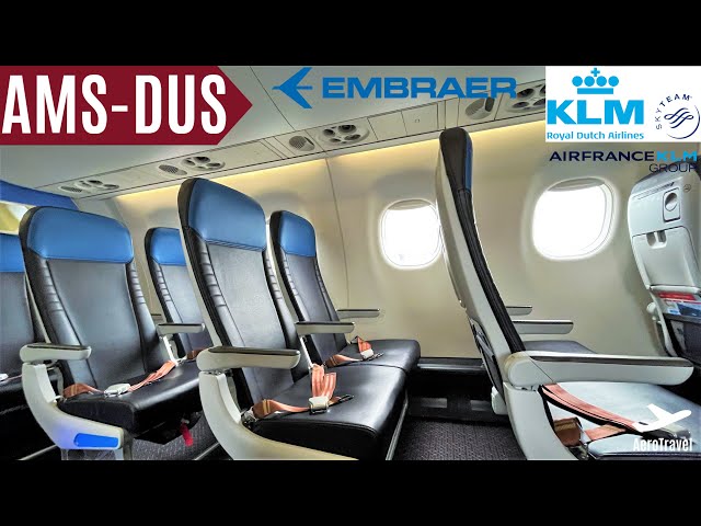 AMAZING HARD PRODUCT | KLM EMBRAER 190/195 | AMSTERDAM - DÜSSELDORF | ULTRA-SHORT-HAUL TRIPREPORT 4K