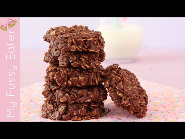 No Bake Chocolate Granola Cookies | Healthy Kids Cookies