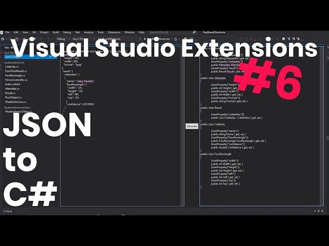Best Visual Studio Extensions for Software Developers in 2021 | #6 - JSON to C#