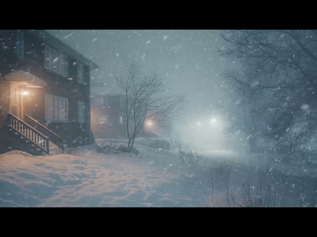 Snowstorm Zen | Winter Wind Ambience for Sleep, Study, and Inner Peace