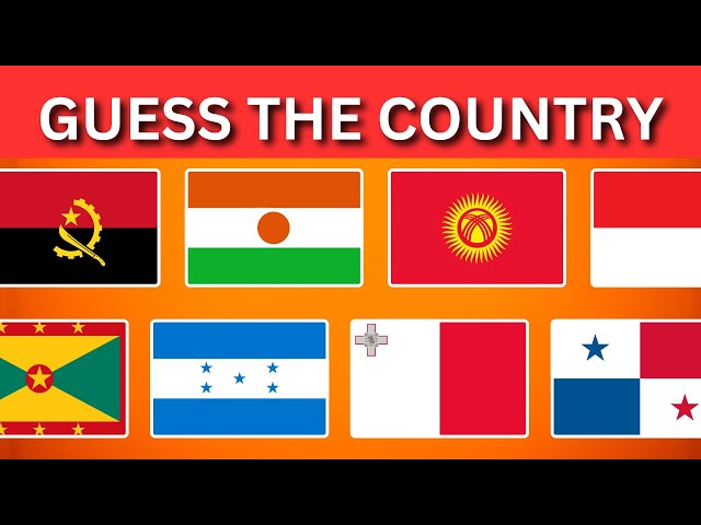 Can You Identify These Flags? HARD LEVEL