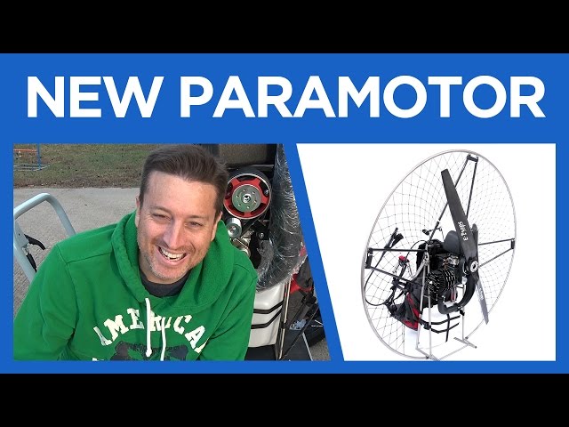 My new Paramotor Arrives - Air Conception Nitro 200