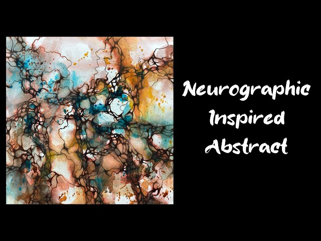 WATERCOLOR & INK Intuitive NEUROGRAPHIC Abstract - Fun & Relaxing!