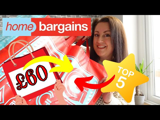 Home Bargains TOP 5 BUYS & £60 HAUL!