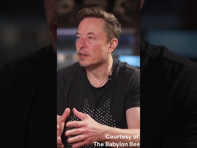 "I regret selling Tesla stock to fund Twitter!" - Elon Musk, The Babylon Bee