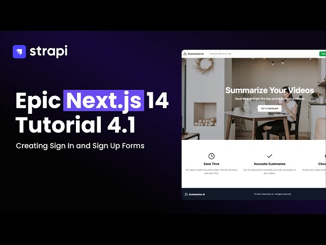 How To Build a Login and Signup Page in Next.js – Part 4.1 Epic Next.js Tutorial for Beginners