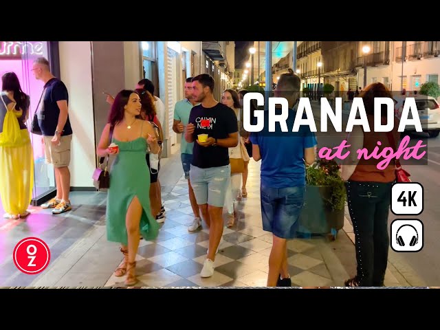 GRANADA - Spain 🇪🇸 4K Walking Tour at Night