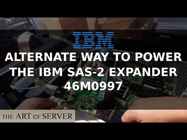 Alternate way to power the IBM SAS2 expander 46M0997