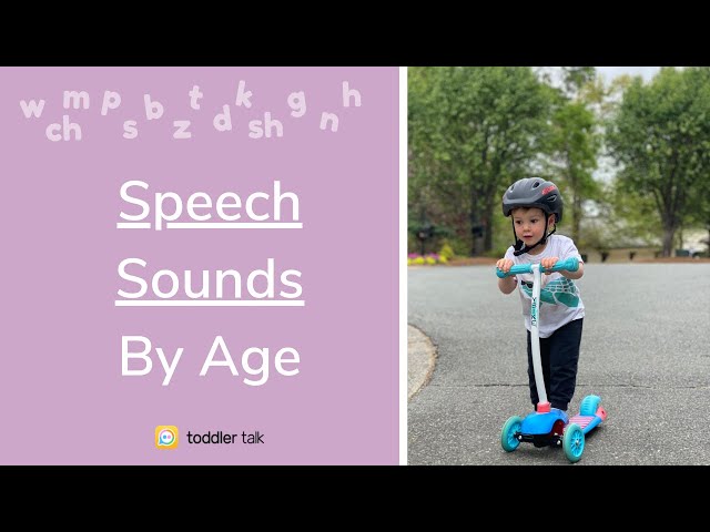Articulation Norms [Speech sounds by age chart + common developmental speech errors]