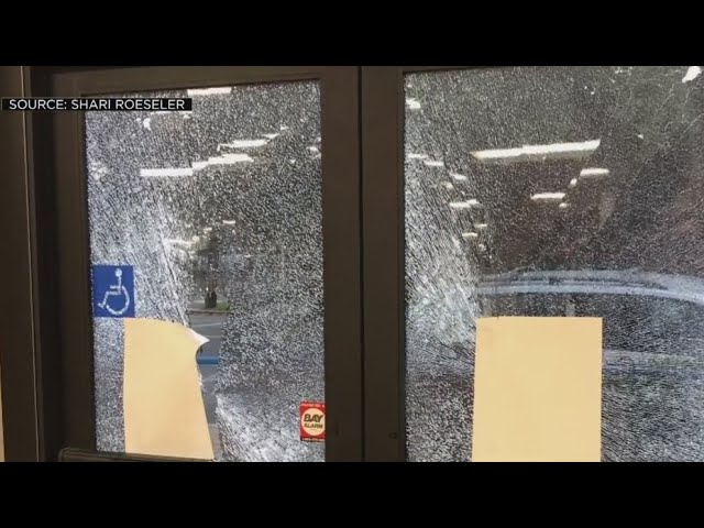 Vandals Shatter Windows Of Society For The Blind Building In Sacramento
