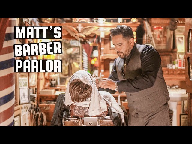 💈 Brace Yourself For A Relaxing Hot Towel Shave | Back At Matt's Barber Parlor!