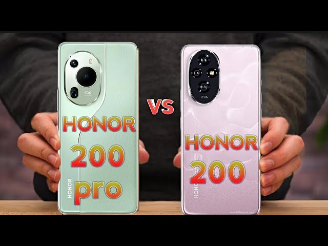 HONOR 200 vs HONOR 200 PRO /Full COMPARISON
