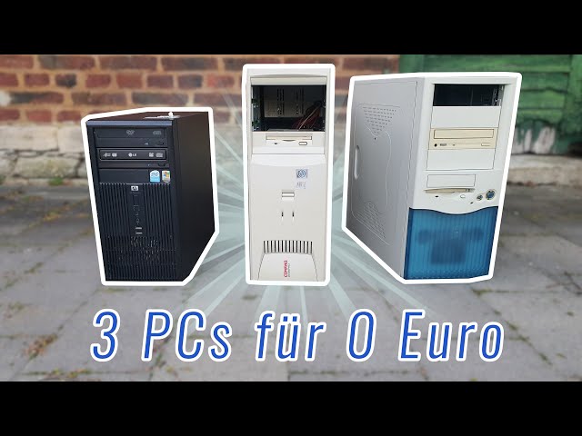3 PCs mit VIEL Zubehör für 0 EURO auf EBAY gekauft!