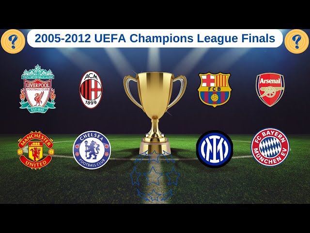 UEFA Champions League Finals 2005-2012🏆🏆🏆