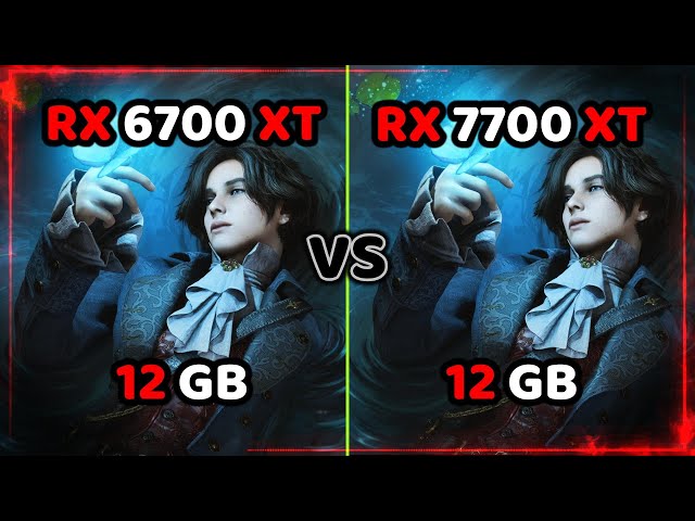 RX 6700 XT vs RX 7700 XT - Test in Top 10 Games - 2023