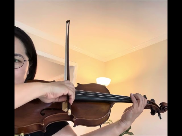 Viola excerpt, Fantasia on 17th century tune,  measure 51-83, with metronome