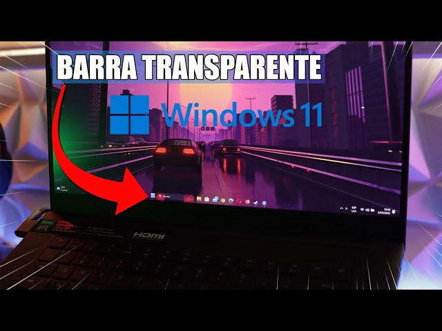 Cómo poner Barra de Tareas en Transparente en Windows 11 ✅ 2024