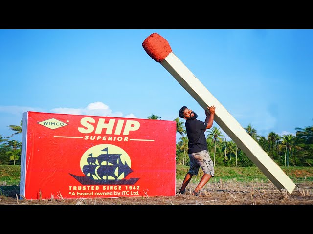 Guinness World Record Giant MatchBox Making | ലോകത്തിലെ ഏറ്റവും വലിയ തീപ്പെട്ടി ഉണ്ടാക്കി  M4 TECH |