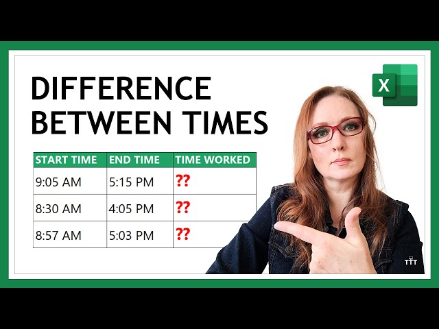 How to Calculate Time Differences in Excel | 5 Examples