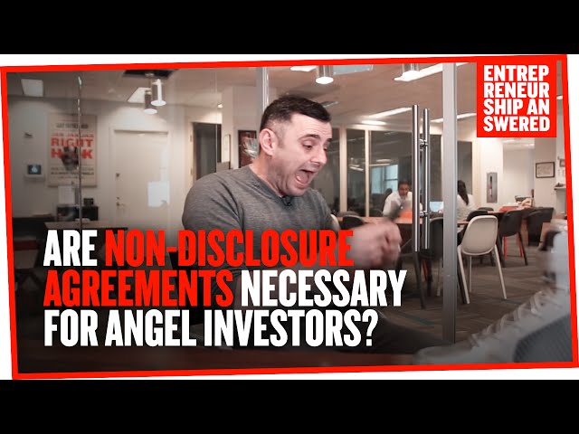 Are Non Disclosure Agreements Necessary for Angel Investors?