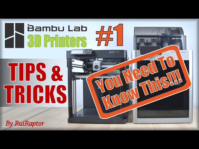 Bambu Lab 3D Printers - TIPS & TRICKS #Episode1 - Filament Backup Feature